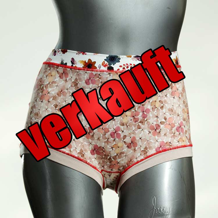 attraktive bunte schöne ökologische High waist Hotpant aus Baumwolle, Unterwäsche für Damen