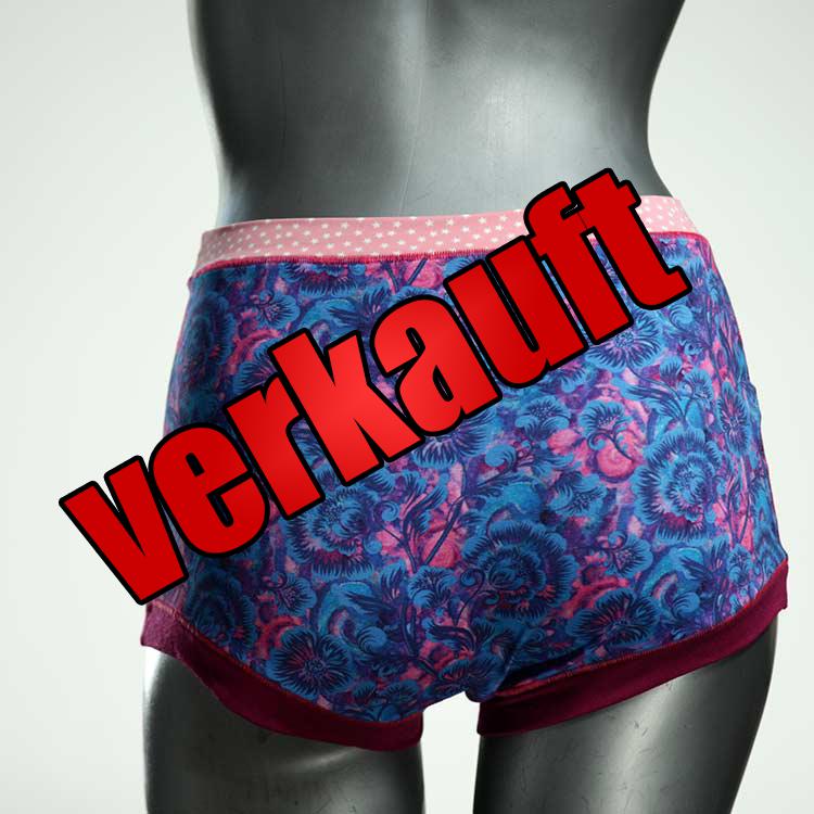 bunte günstige sexy handgemachte High waist Hotpant aus Baumwolle, Unterwäsche für Damen