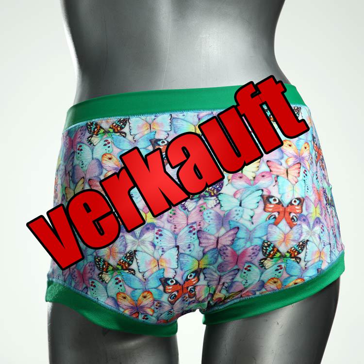 ökologische gemusterte günstige bunte High waist Hotpant aus Baumwolle, Unterwäsche für Damen