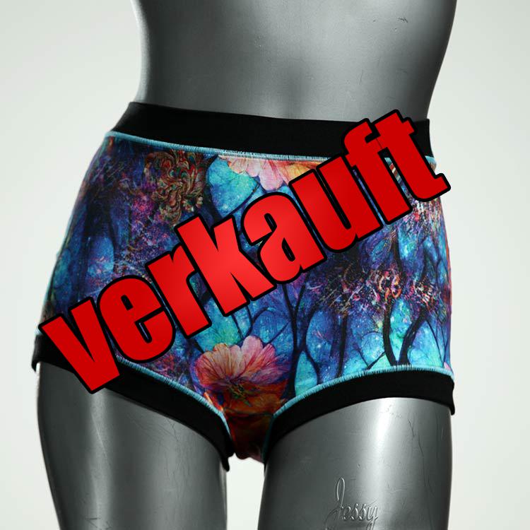 ökologische farbige schöne günstige High waist Hotpant aus Baumwolle, Unterwäsche für Damen