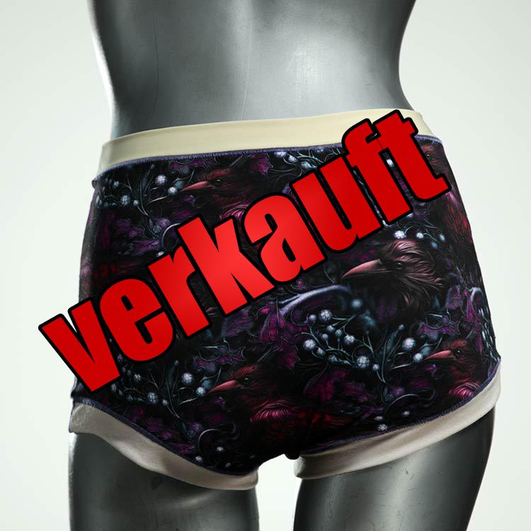 süße preiswerte bunte gemusterte High waist Hotpant aus Baumwolle, Unterwäsche für Damen