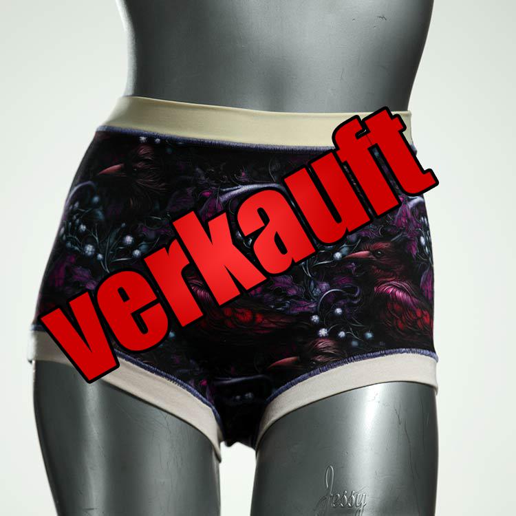 süße preiswerte bunte gemusterte High waist Hotpant aus Baumwolle, Unterwäsche für Damen