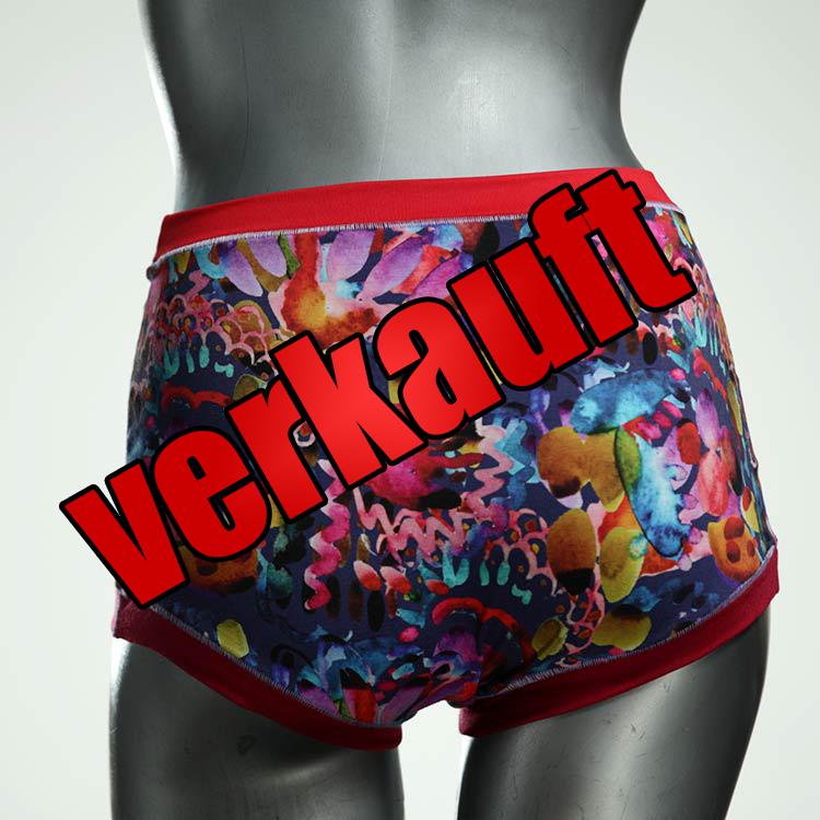 bequeme nachhaltige handgemachte süße High waist Hotpant aus Baumwolle, Unterwäsche für Damen