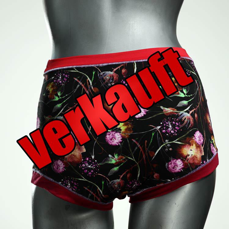 nachhaltige farbige bunte attraktive High waist Hotpant aus Baumwolle, Unterwäsche für Damen