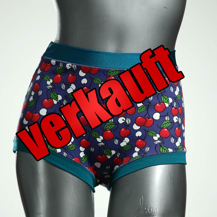 handgemachte bequeme ökologische sexy High waist Hotpant aus Baumwolle, Unterwäsche für Damen