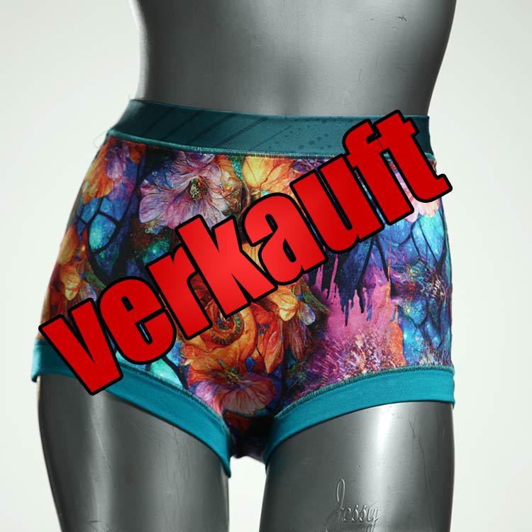 bequeme schöne ökologische nachhaltige High waist Hotpant aus Baumwolle, Unterwäsche für Damen