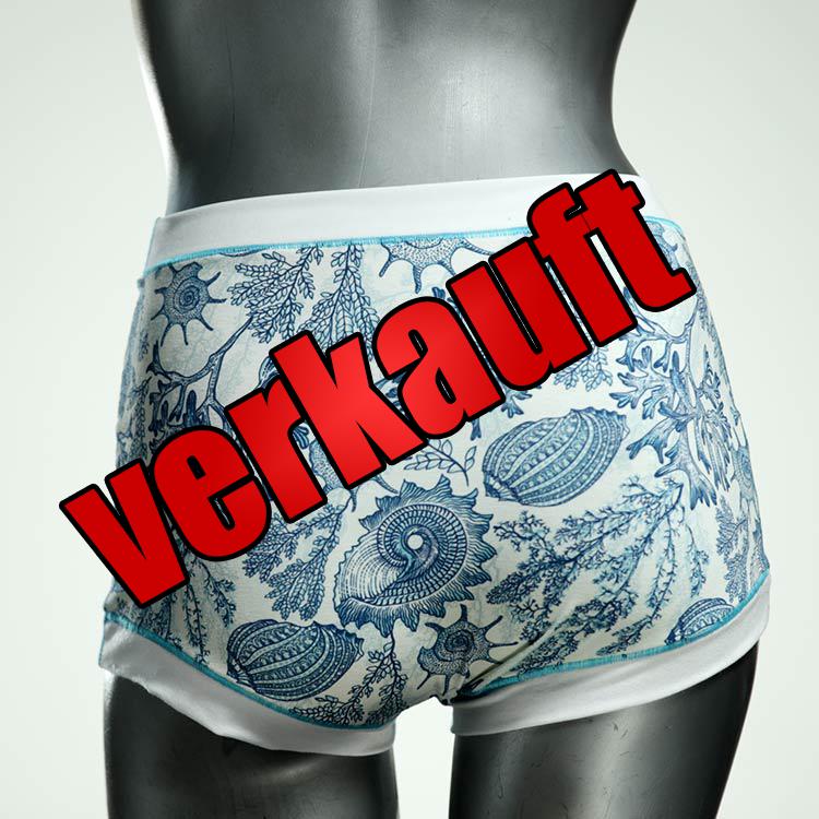 bunte gemusterte bequeme attraktive High waist Hotpant aus Baumwolle, Unterwäsche für Damen