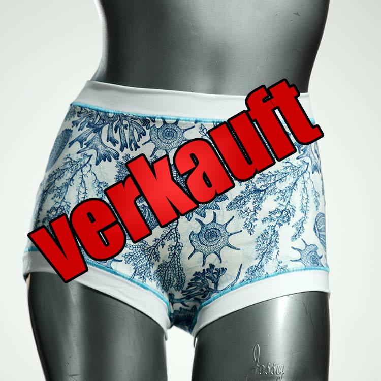 bunte gemusterte bequeme attraktive High waist Hotpant aus Baumwolle, Unterwäsche für Damen