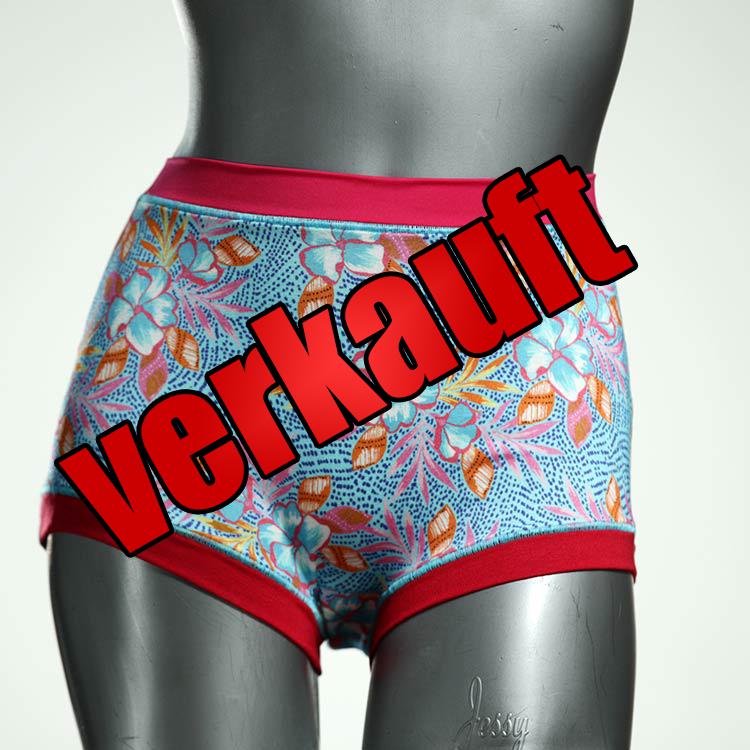preiswerte nachhaltige schöne bunte High waist Hotpant aus Baumwolle, Unterwäsche für Damen