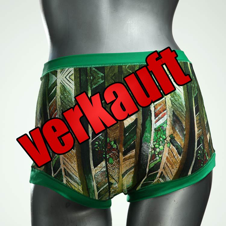 schöne bequeme gemusterte bunte High waist Hotpant aus Baumwolle, Unterwäsche für Damen