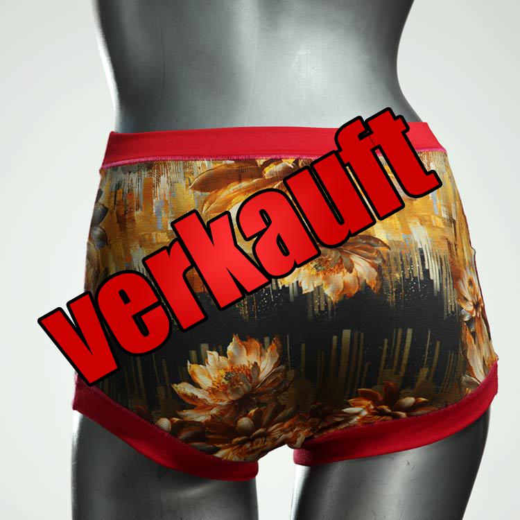 bequeme gemusterte nachhaltige preiswerte High waist Hotpant aus Baumwolle, Unterwäsche für Damen