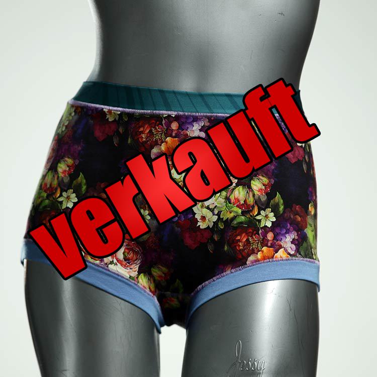 attraktive bunte schöne bequeme High waist Hotpant aus Baumwolle, Unterwäsche für Damen