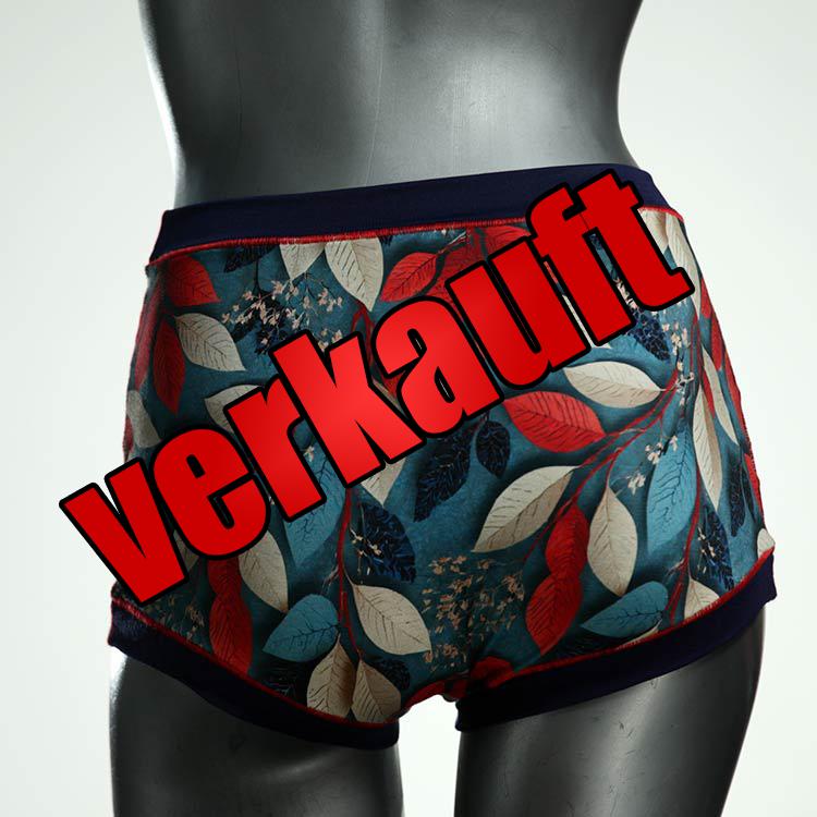 ökologische bunte preiswerte süße High waist Hotpant aus Baumwolle, Unterwäsche für Damen