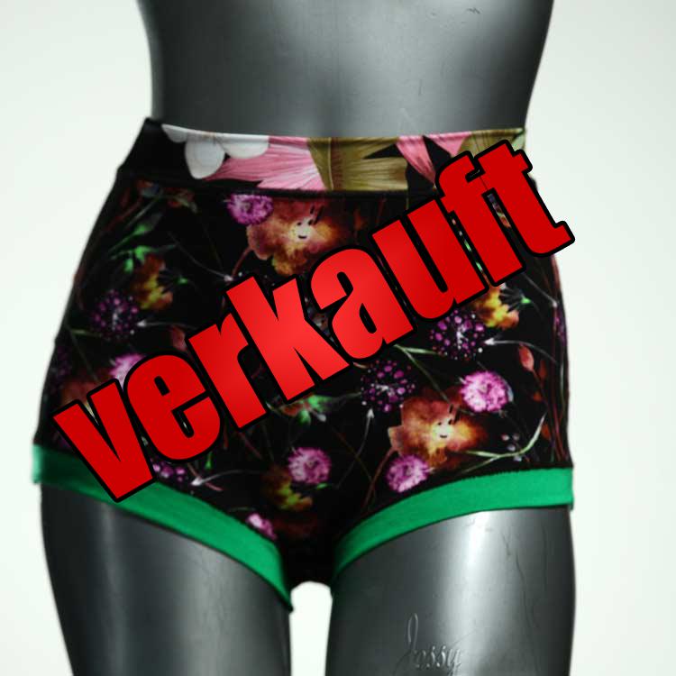 ökologische attraktive farbige schöne High waist Hotpant aus Baumwolle, Unterwäsche für Damen