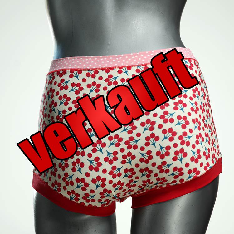 ökologische bunte gemusterte sexy Highwaist aus Biobaumwolle, Unterwäsche für Damen