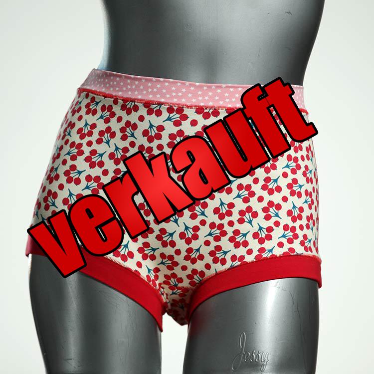 ökologische bunte gemusterte sexy Highwaist aus Biobaumwolle, Unterwäsche für Damen