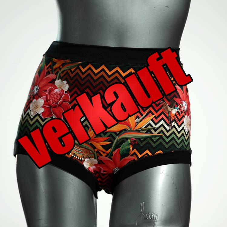 bunte sexy handgemachte nachhaltige Highwaist aus Biobaumwolle, Unterwäsche für Damen