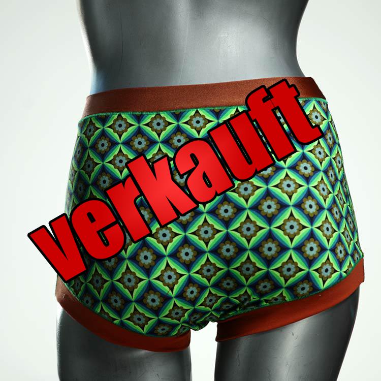 bequeme bunte handgemachte attraktive Highwaist aus Biobaumwolle, Unterwäsche für Damen