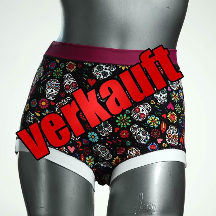 süße bequeme farbige bunte Highwaist aus Biobaumwolle, Unterwäsche für Damen