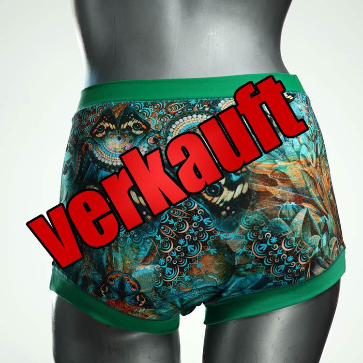 handgemachte nachhaltige farbige günstige Highwaist aus Biobaumwolle, Unterwäsche für Damen