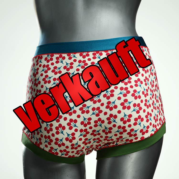 farbige gemusterte attraktive sexy Highwaist aus Biobaumwolle, Unterwäsche für Damen