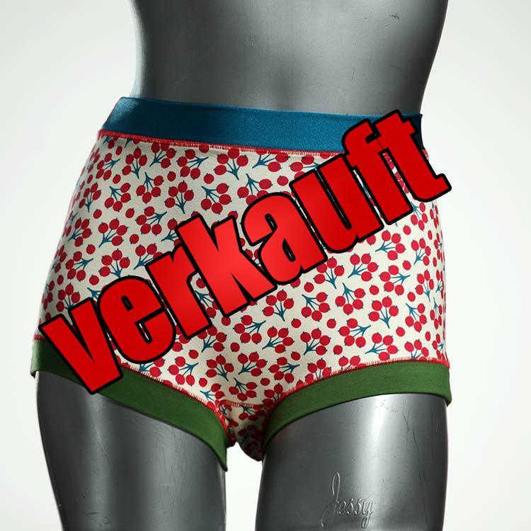 farbige gemusterte attraktive sexy Highwaist aus Biobaumwolle, Unterwäsche für Damen