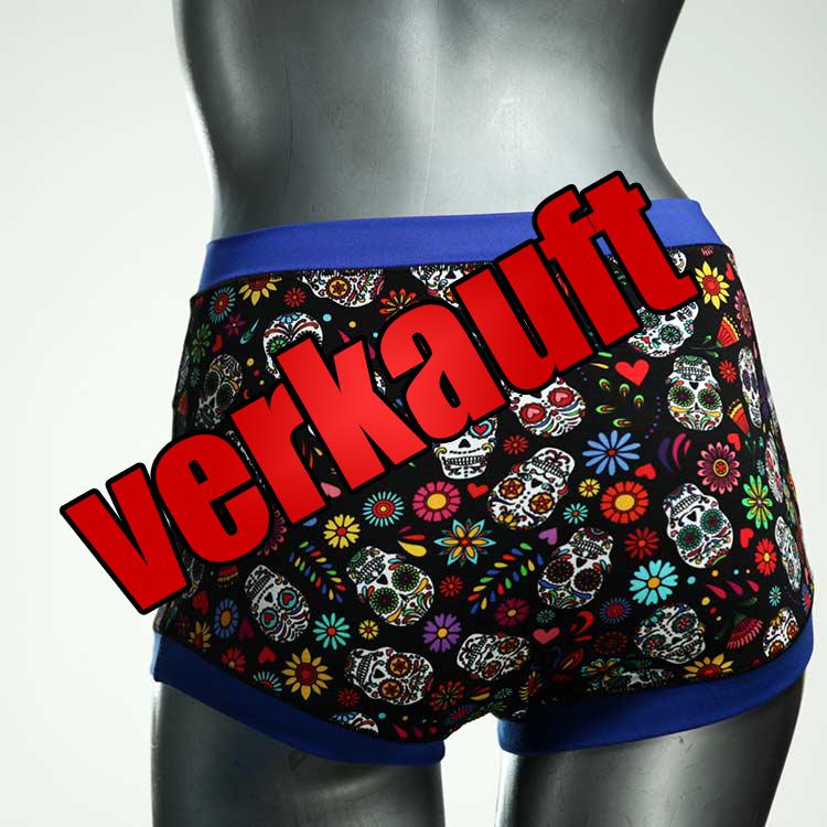 nachhaltige gemusterte schöne farbige Highwaist aus Biobaumwolle, Unterwäsche für Damen