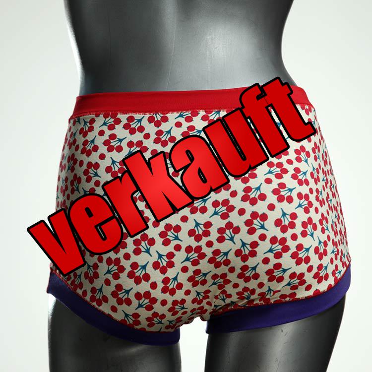 bequeme gemusterte handgemachte bunte Highwaist aus Biobaumwolle, Unterwäsche für Damen