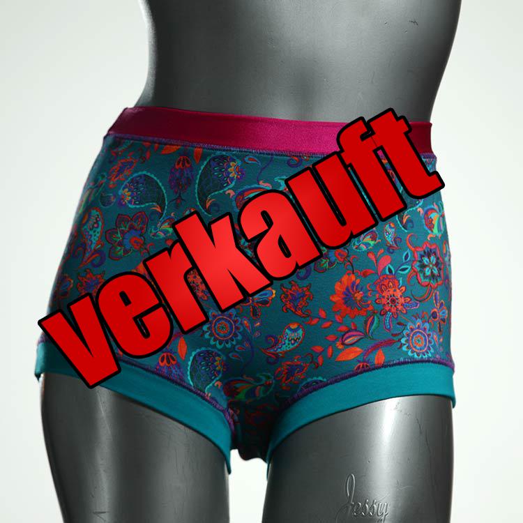 bunte günstige gemusterte bequeme Highwaist aus Biobaumwolle, Unterwäsche für Damen