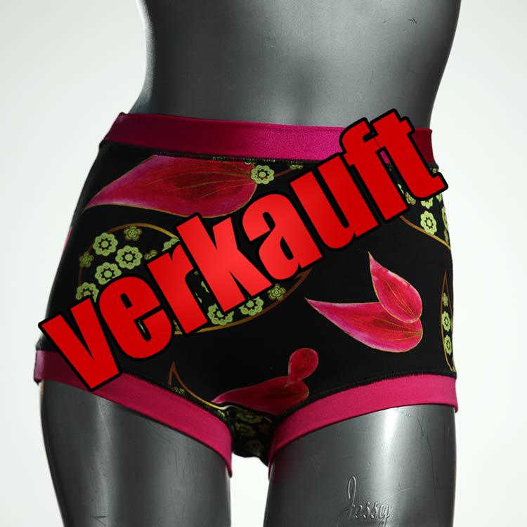 ökologische günstige attraktive bunte Highwaist aus Biobaumwolle, Unterwäsche für Damen