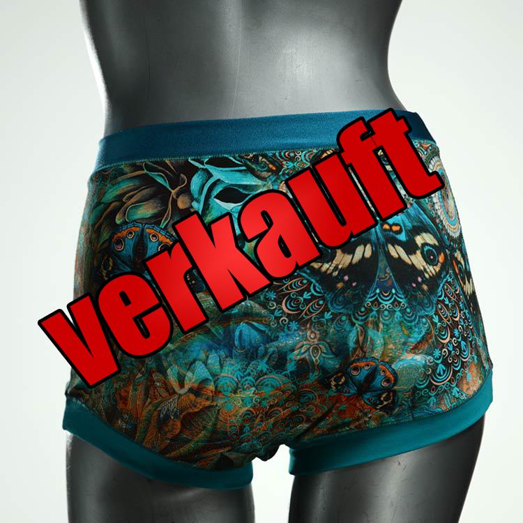 farbige bunte gemusterte preiswerte Highwaist aus Biobaumwolle, Unterwäsche für Damen
