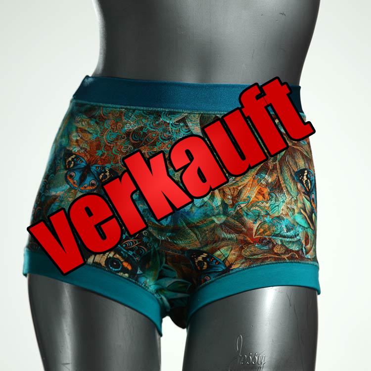 farbige bunte gemusterte preiswerte Highwaist aus Biobaumwolle, Unterwäsche für Damen