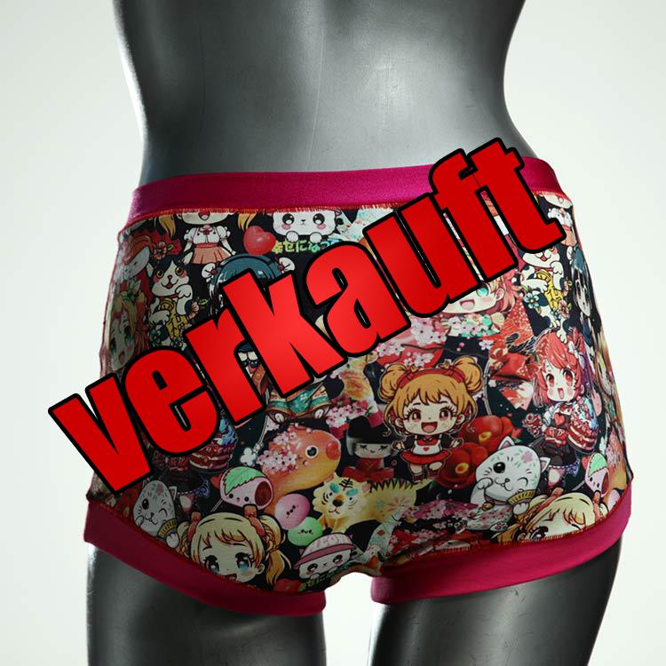 ökologische handgemachte süße gemusterte Highwaist aus Biobaumwolle, Unterwäsche für Damen