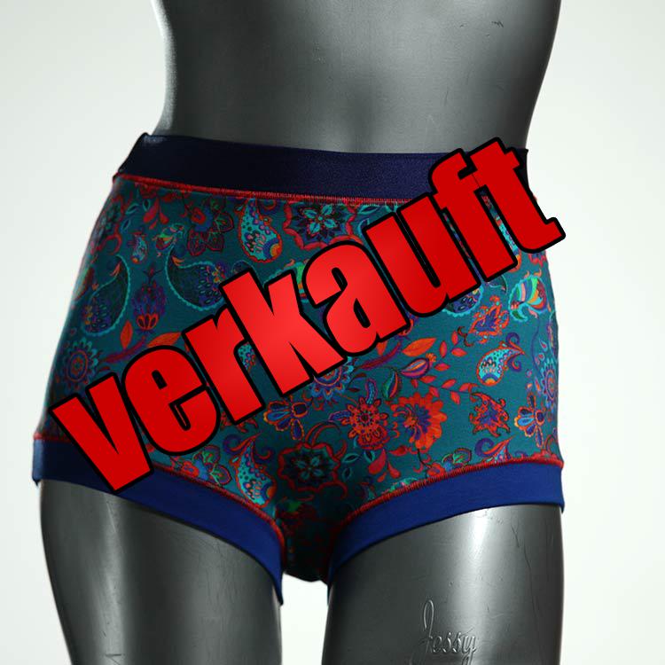 farbige süße nachhaltige ökologische Highwaist aus Biobaumwolle, Unterwäsche für Damen