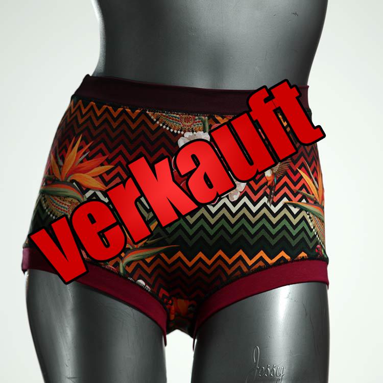 bequeme bunte handgemachte süße Highwaist aus Biobaumwolle, Unterwäsche für Damen