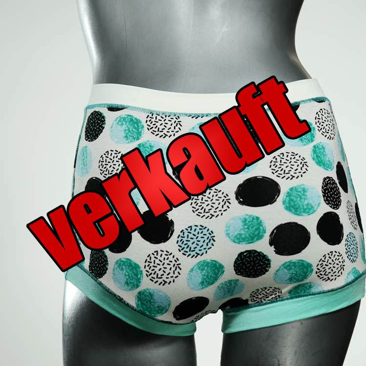 nachhaltige schöne ökologische farbige High waist Hotpant aus Baumwolle, Unterwäsche für Damen