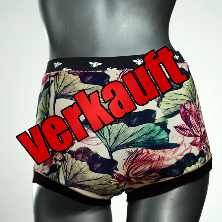 ökologische nachhaltige farbige süße High waist Hotpant aus Baumwolle, Unterwäsche für Damen