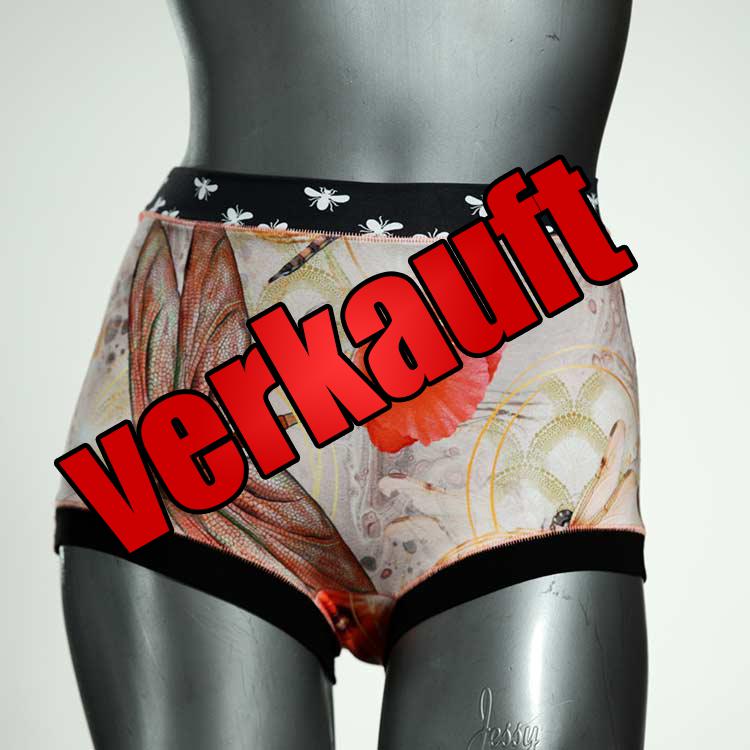 ökologische nachhaltige farbige süße High waist Hotpant aus Baumwolle, Unterwäsche für Damen