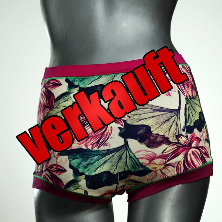 bequeme süße bunte gemusterte High waist Hotpant aus Baumwolle, Unterwäsche für Damen