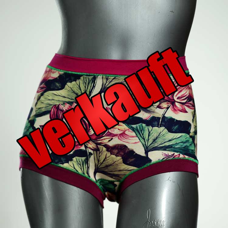 bequeme süße bunte gemusterte High waist Hotpant aus Baumwolle, Unterwäsche für Damen