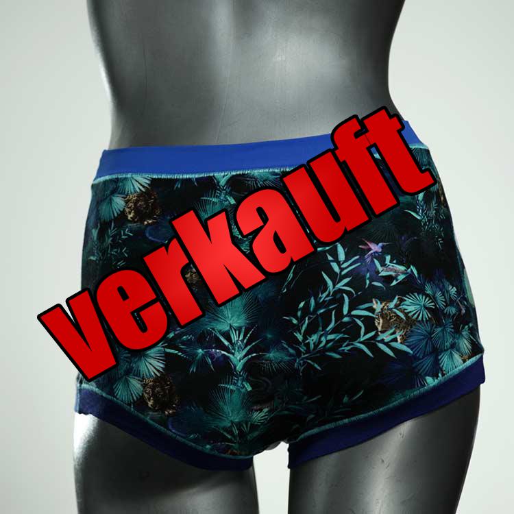 attraktive preiswerte gemusterte bequeme High waist Hotpant aus Baumwolle, Unterwäsche für Damen