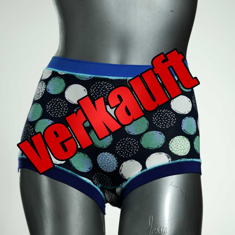 attraktive preiswerte gemusterte bequeme High waist Hotpant aus Baumwolle, Unterwäsche für Damen