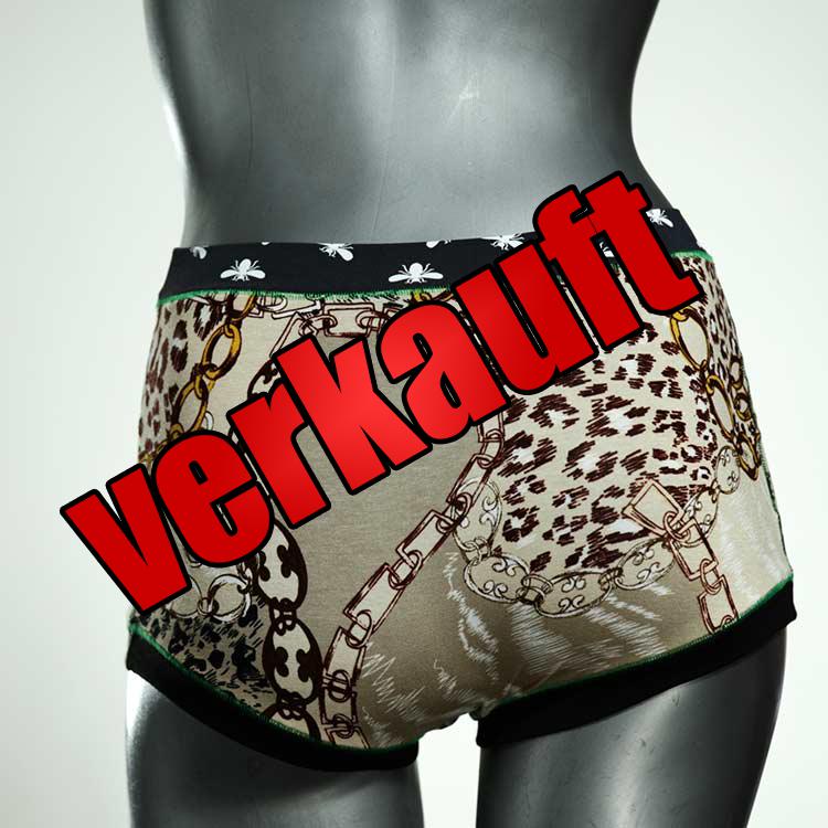 bunte attraktive süße ökologische High waist Hotpant aus Baumwolle, Unterwäsche für Damen