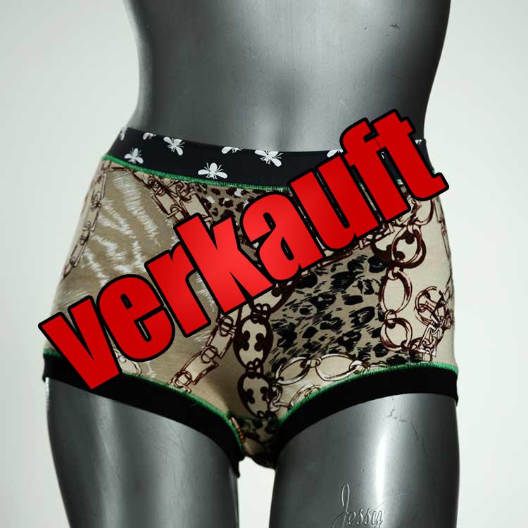 bunte attraktive süße ökologische High waist Hotpant aus Baumwolle, Unterwäsche für Damen