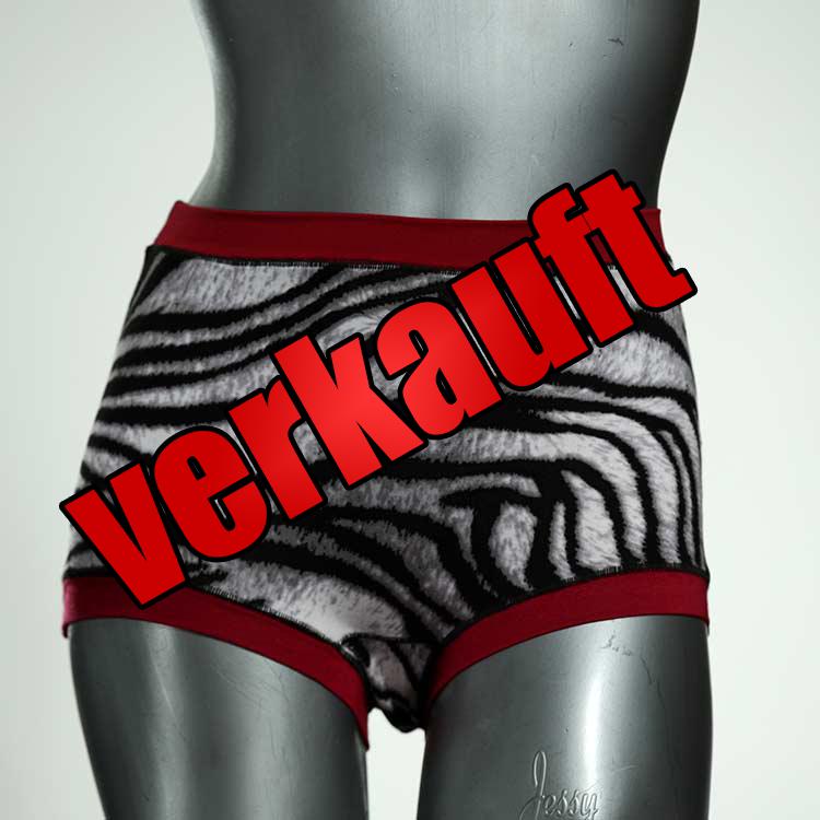 ökologische bunte preiswerte handgemachte High waist Hotpant aus Baumwolle, Unterwäsche für Damen