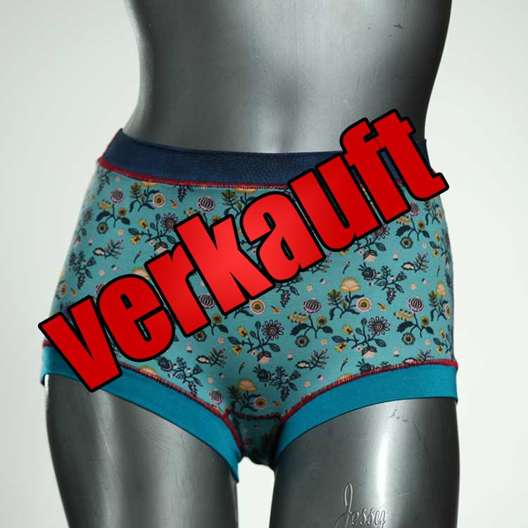 ökologische bequeme preiswerte handgemachte High waist Hotpant aus Baumwolle, Unterwäsche für Damen