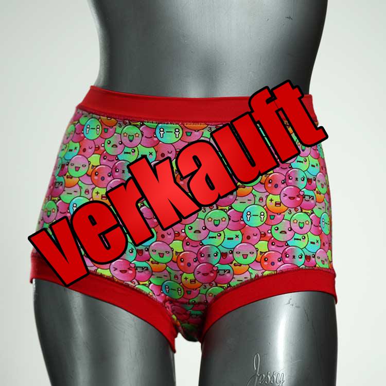 sexy schöne bunte nachhaltige High waist Hotpant aus Baumwolle, Unterwäsche für Damen