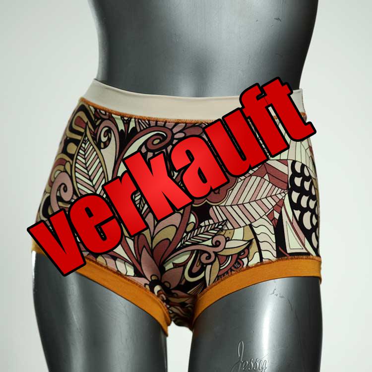 nachhaltige attraktive ökologische bunte High waist Hotpant aus Baumwolle, Unterwäsche für Damen