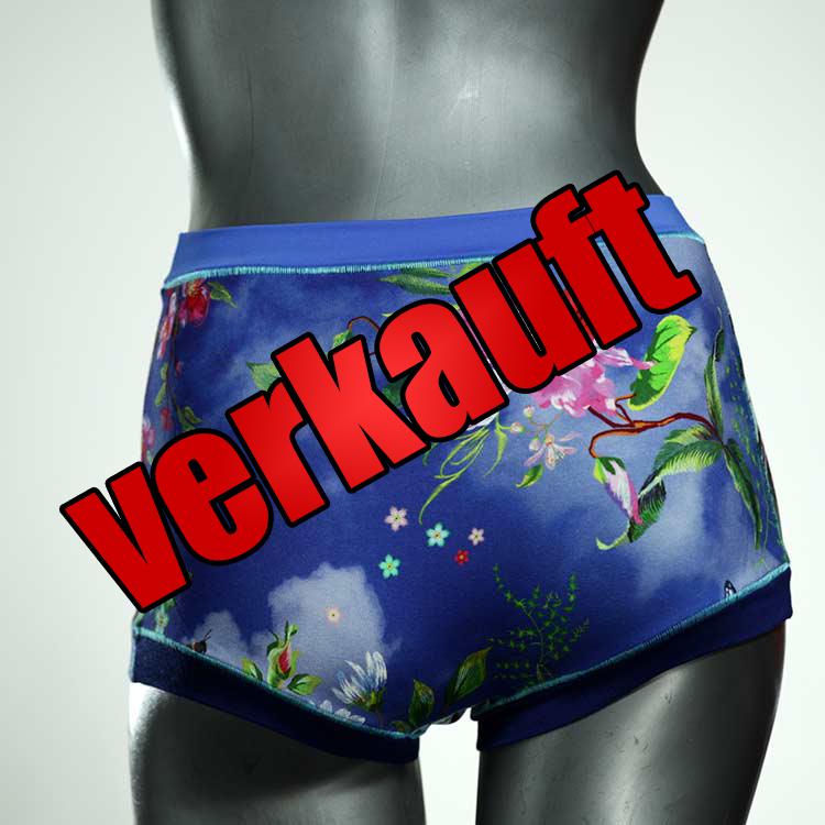 ökologische nachhaltige farbige preiswerte High waist Hotpant aus Baumwolle, Unterwäsche für Damen
