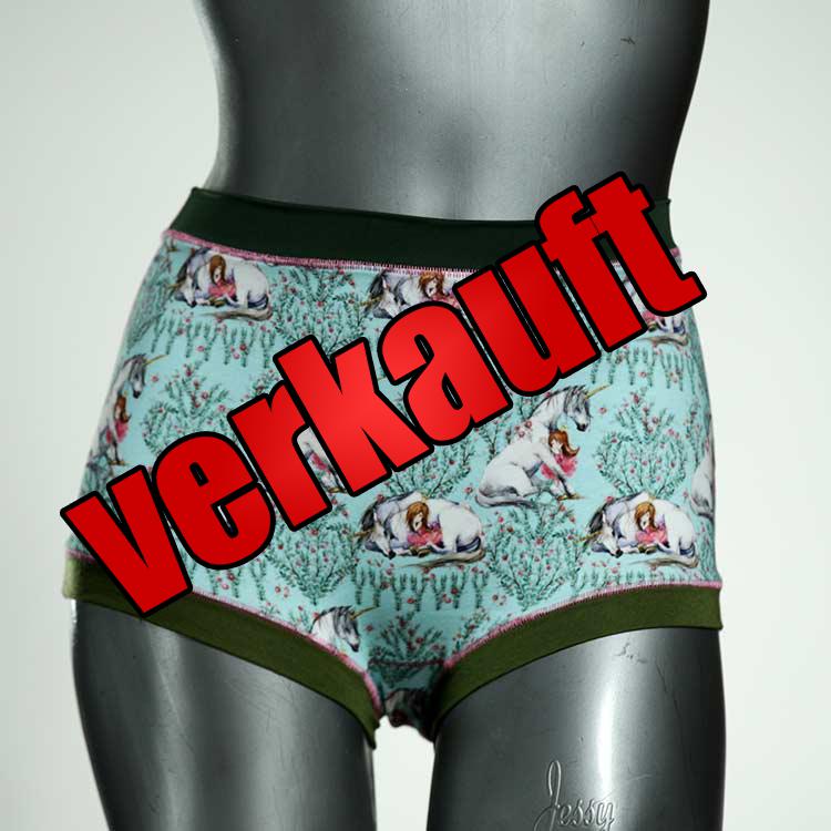 gemusterte attraktive bequeme preiswerte High waist Hotpant aus Baumwolle, Unterwäsche für Damen